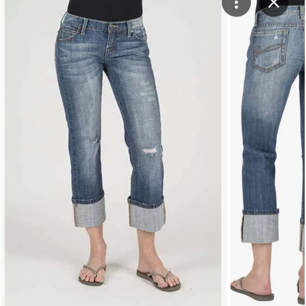 2 Pairs Stetson Women's 816 Fit Cropped Jeans 16
